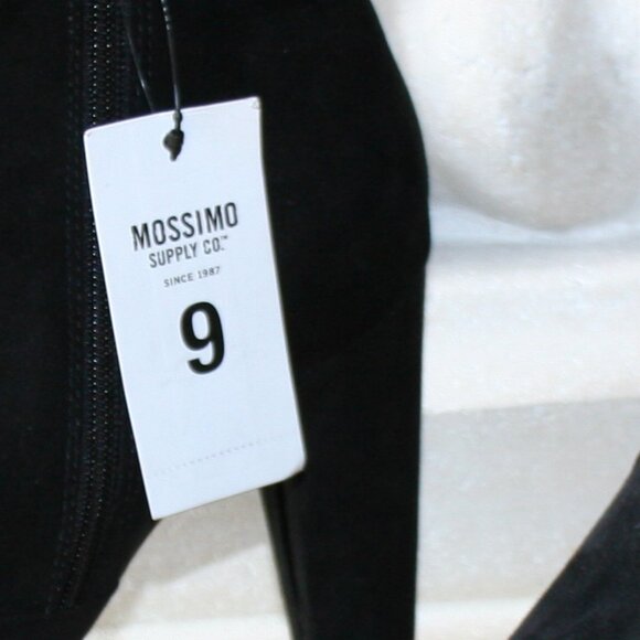 Mossimo Supply Co. Black Suede /Julianna Platform Boot Size 9 - Picture 9 of 11